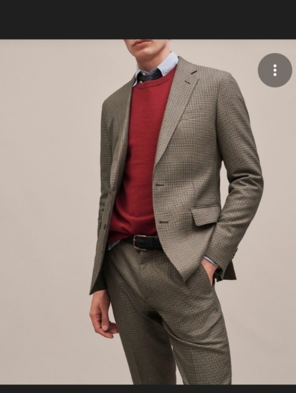 J. Crew Ludlow Slim Fit Trouser Houndstooth Moon British Cloth Wool 30x29.75 - Picture 4 of 10